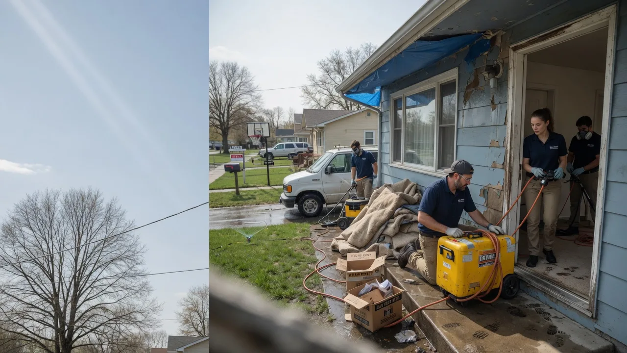 Basement Flood Cleanup in Azle, TX near me